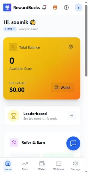 reward bucks-earn money app Screenshot 0