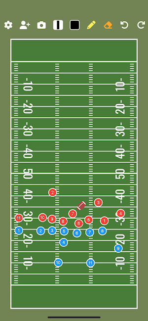 American Football Tactic Board Screenshot 0