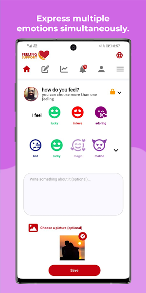 Feelingsupport Screenshot 0