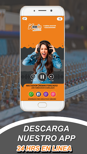 Kreactivo Radio Screenshot 1