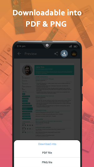 Intelligent CV: Resume Builder Free, CV Maker 2021 Screenshot 1