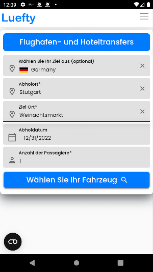 Transfer Uns Screenshot 1