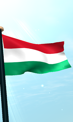 Hungary Flag 3D Live Wallpaper Screenshot 3