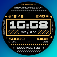 Cyber 25 Digital Watch Face