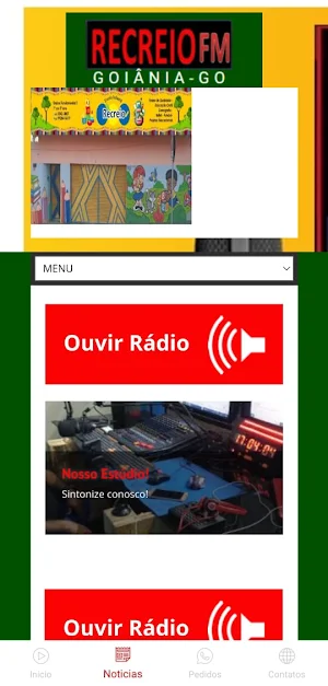 Rádio Recreio FM Goiânia Screenshot 1