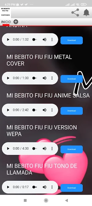 Mi bebito fiu fiu tonos Screenshot 2