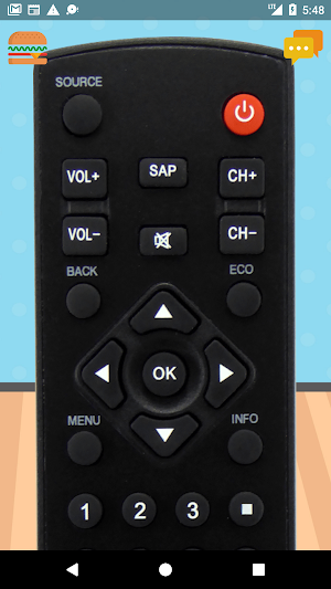 Remote Control For Sylvania TV Screenshot 0