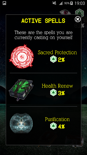 Spells - Charms -  Magic items Screenshot 3