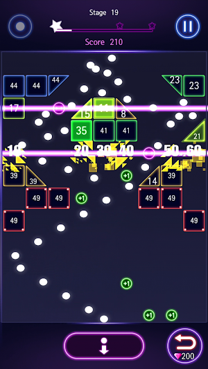 Bricks Breaker Hit - Glow Balls Screenshot 3