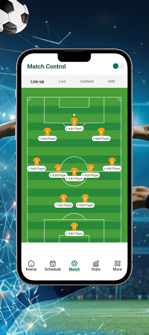 1x Football Dashboad Screenshot 2