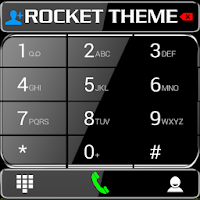 Theme RocketDial Black Glass