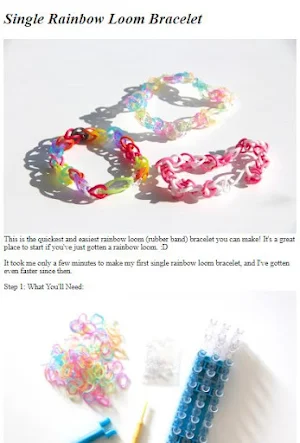 Rainbow Loom Bracelet Tutorial Screenshot 3
