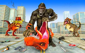 Dinosaur City Rampage Angry Dinosaur Attack Games Screenshot 3