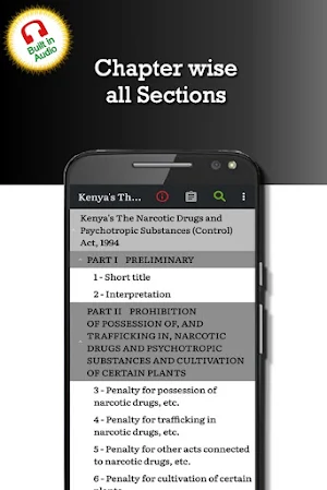 Narcotic Drugs (Control) Act 1994 - NDPS (Kenya) Screenshot 1