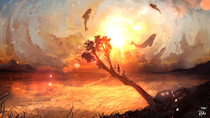 Artistic Sunset Wallpapers Screenshot 0