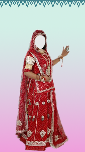 Rajasthani Woman Face Changer Screenshot 0