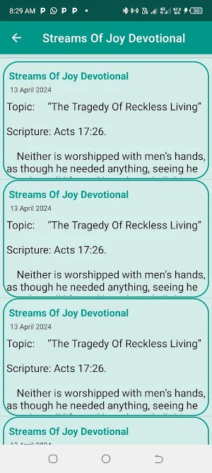 Streams Of Joy Devotional Screenshot 2