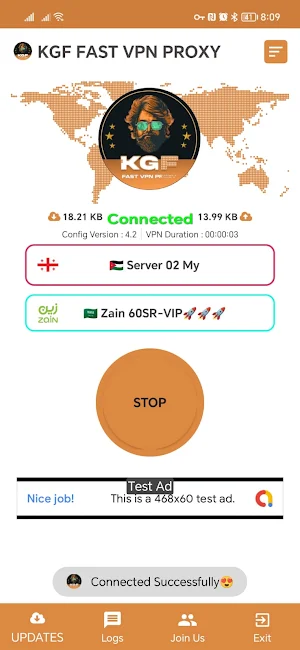 Kgf Fast Vpn Proxy Screenshot 0