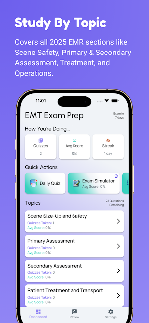 EMT Exam Prep 2025 Screenshot 2