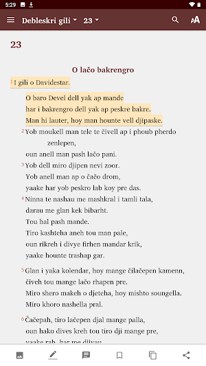 La Bible en Romanes (Manouche) Screenshot 2