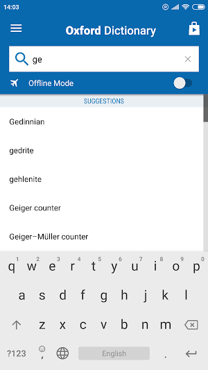 Oxford Dictionary of Geology and Earth Sciences Screenshot 1