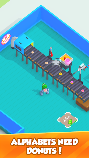 Alphabet Cafe - Donut Shop 3d Screenshot 1