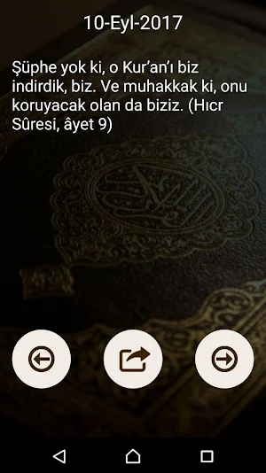 365 Gün Ayet ile Günün Ayeti Screenshot 0