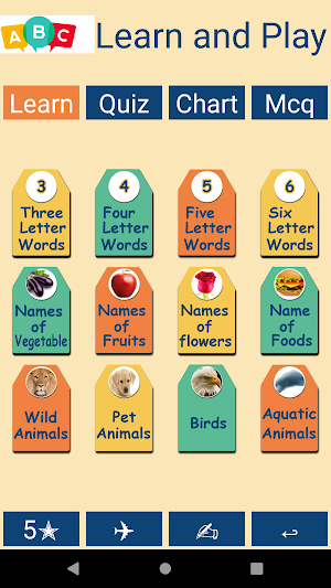 Kids Learn and Play (spellings) Screenshot 0