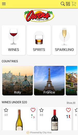 Owens Liquors Screenshot 2