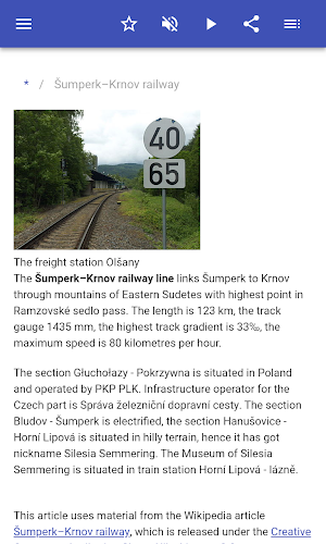 Railway lines in Czech Republic Screenshot 1