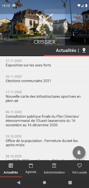 Crissier Officiel Screenshot 1