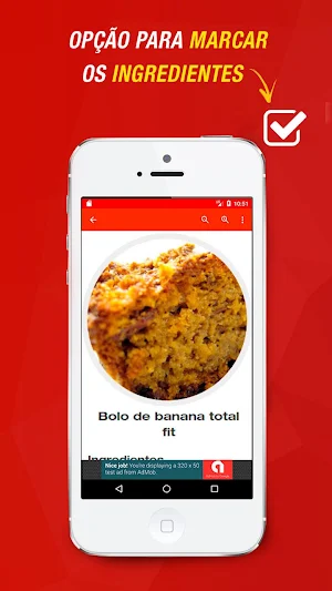 Receitas de Bolo de Banana Screenshot 1