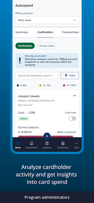 Nicolet Bank SpendTrack Screenshot 1