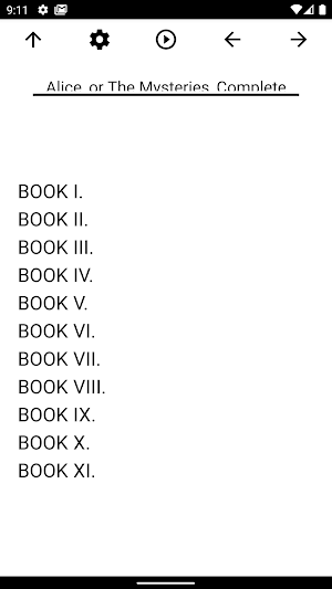 Book, Alice, or The Mysteries, Screenshot 0