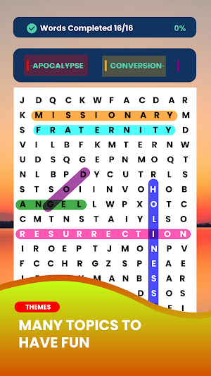 Bible Word Search Puzzle Games Screenshot 1
