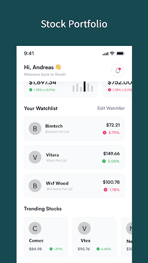 Virtual Trading: Stock Trading Screenshot 1