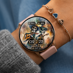 Skeleton Guitar WatchFace Screenshot 1