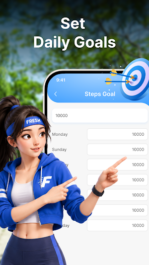 Pedometer Step Counter Daily Screenshot 3