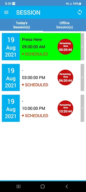SoberSense - Mobile Applicatio Screenshot 1