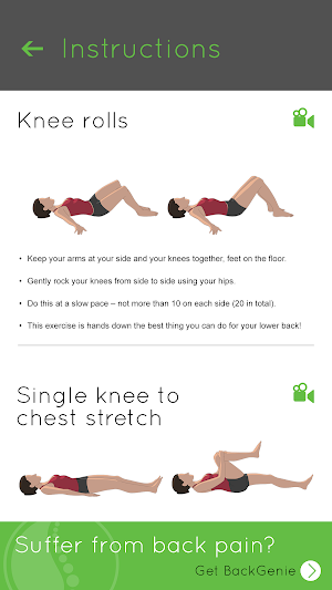 6 Minute Back Pain Relief Screenshot 1