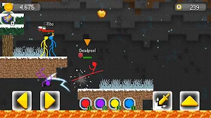 Stickman Fight In WorldCraft Screenshot 2