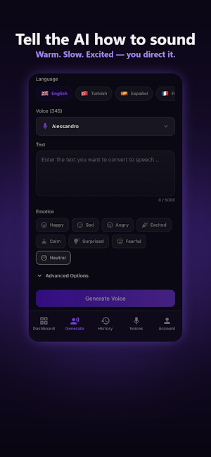 ProsodyAI: TTS & AI Video Screenshot 1