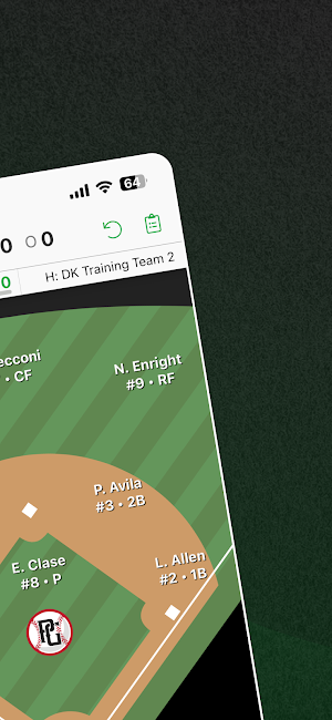 DiamondKast Scoring App Screenshot 1