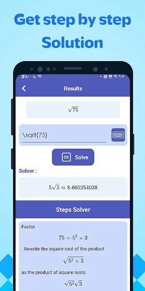 Math Solver Camera Screenshot 2