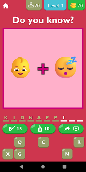 Guess The Word By Emoji Game Screenshot 0