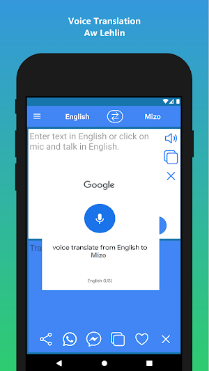 English to Mizo Translator app Screenshot 3