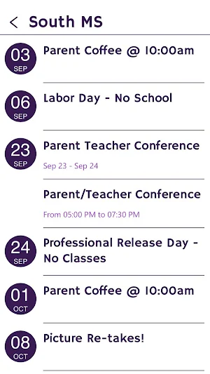 South Middle School Screenshot 1