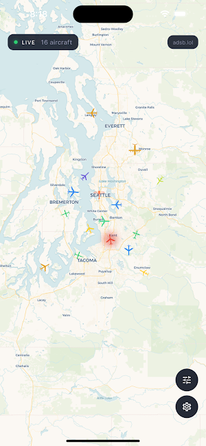 ADSB Tracker Live Screenshot 0