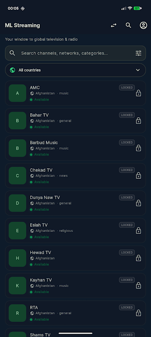 ML Streaming Screenshot 1
