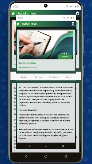 Tus Taxes Online y Más Screenshot 3